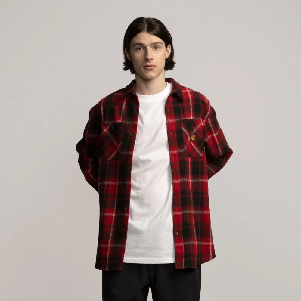Santa Cruz Shirt Apex Shirt - Red Check