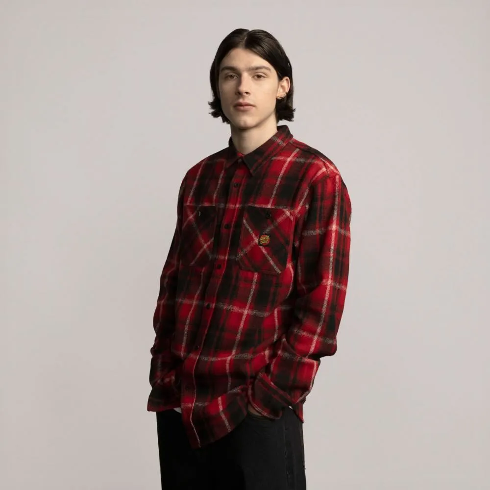 Santa Cruz Shirt Apex Shirt - Red Check