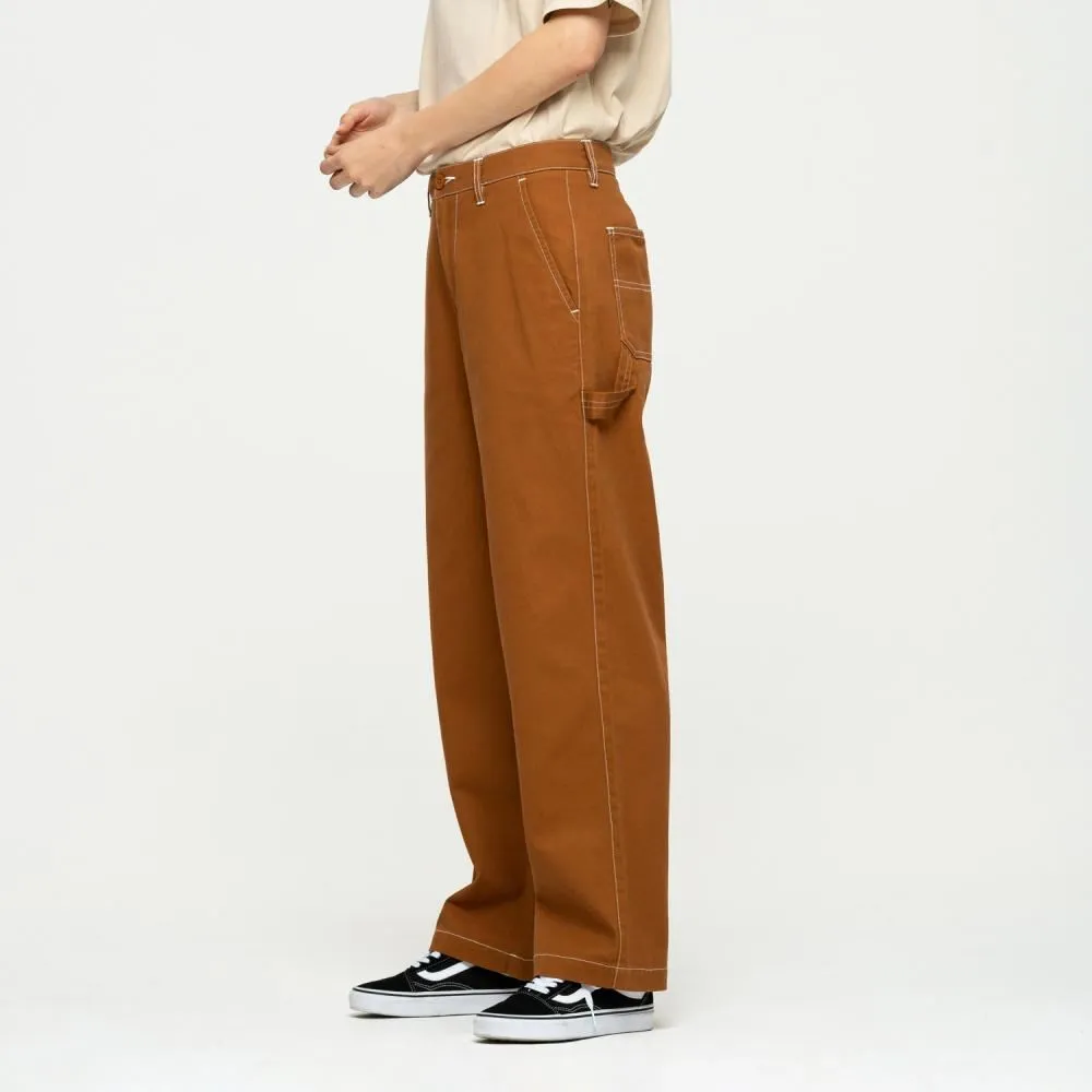Santa Cruz Womens Pant Nolan Carpenter Pant - Butterscotch / White