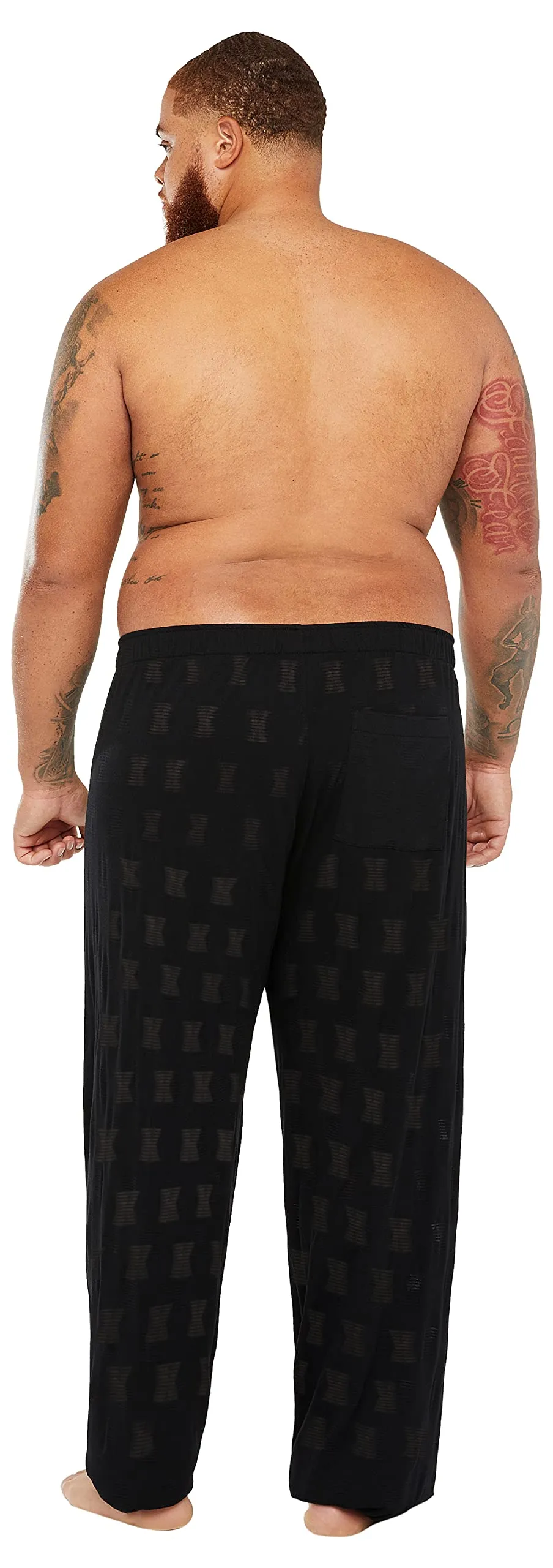 Savage X, Men's Sheer X Sleep Pant, Black Caviar, L