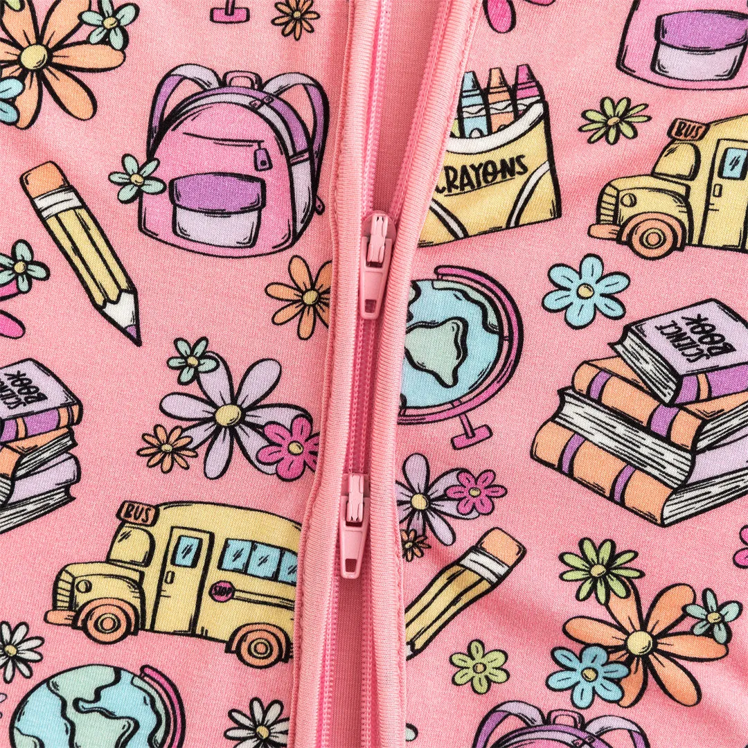 School Stationery Bamboo Baby Zippered