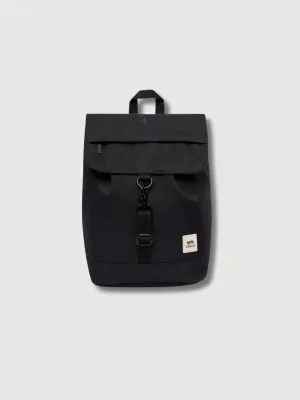 Scout Mini Black backpack in recycled polyester | Lefrik