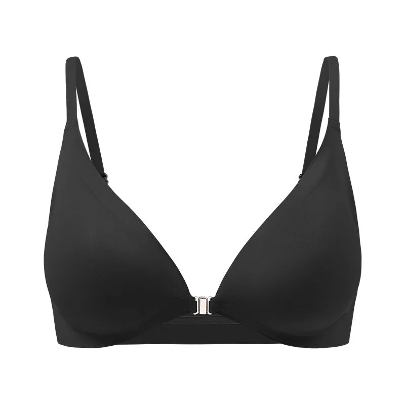 Seamless Ice Silk Front-Closure Bra