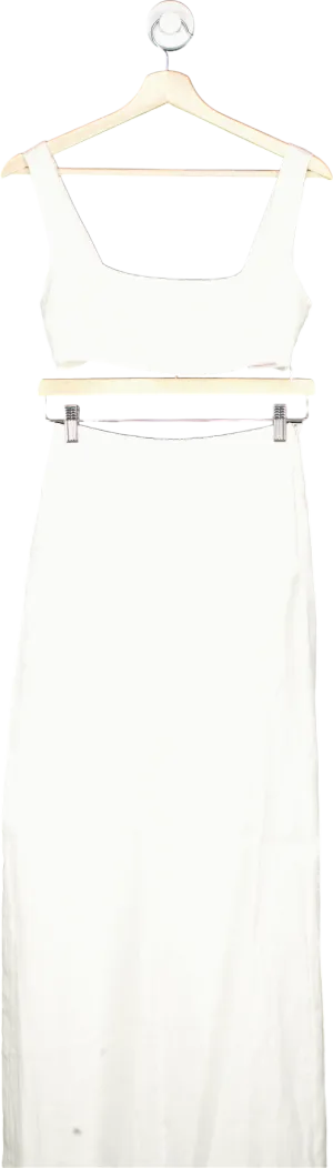 Second Summer White Linen Wide Leg Co-Ord UK XS