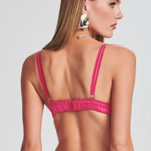 SER. O. YA. CLEMENTINE SILK BRALETTE
