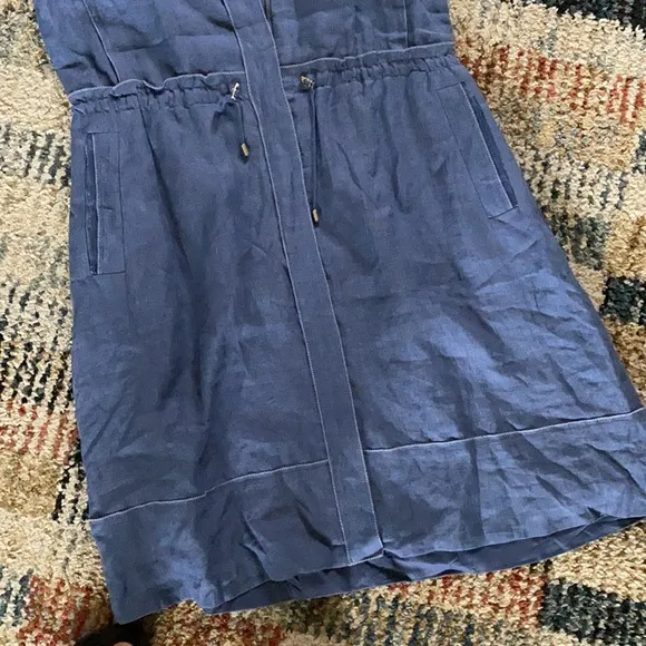 SHESMISS Linen Dress with Side pockets