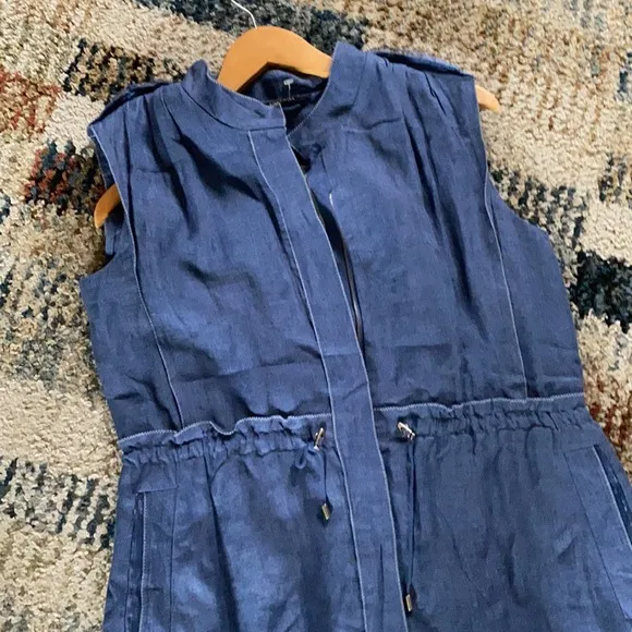 SHESMISS Linen Dress with Side pockets