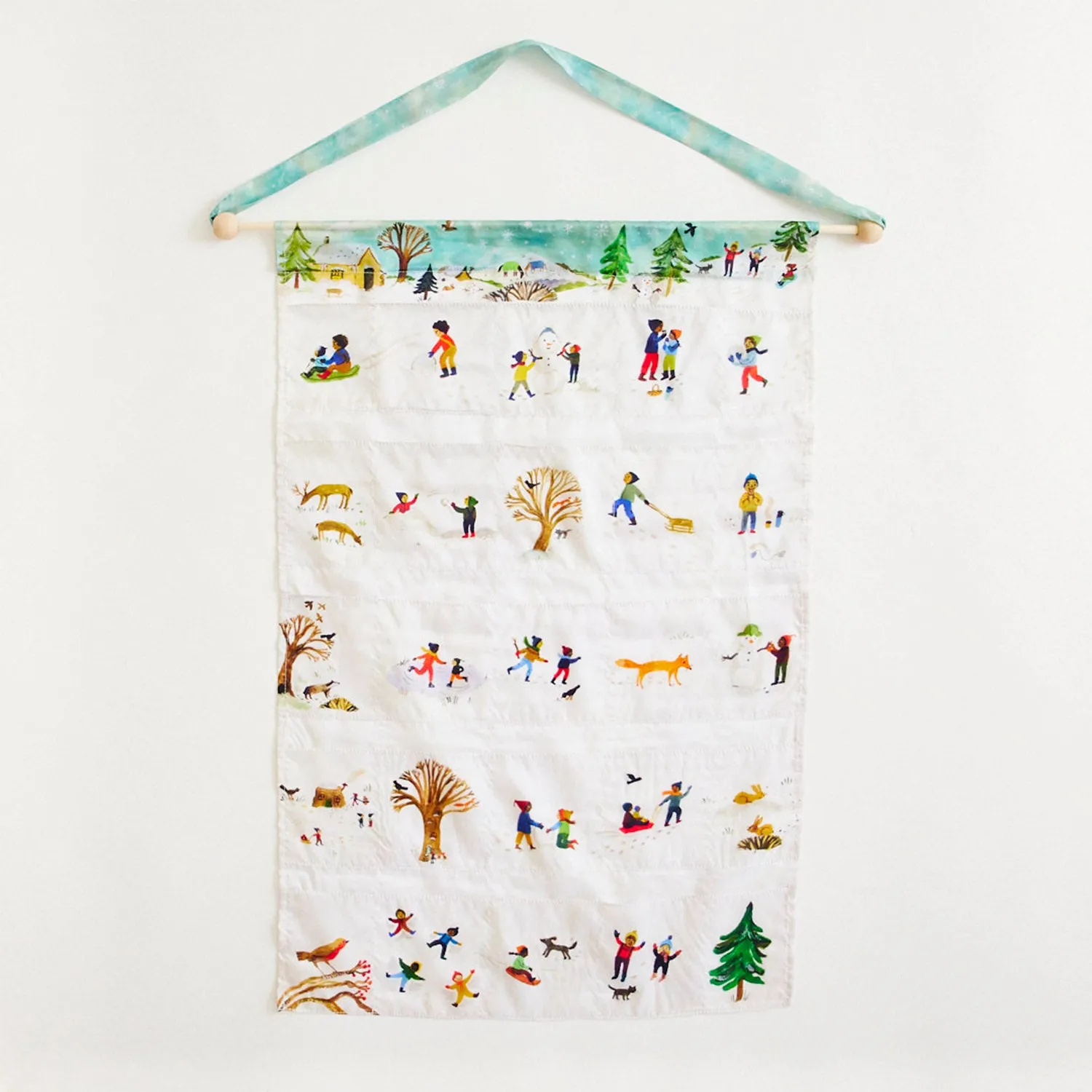 Silk Advent Calendar Illustrated By Gemma Koomen - Snowy Day