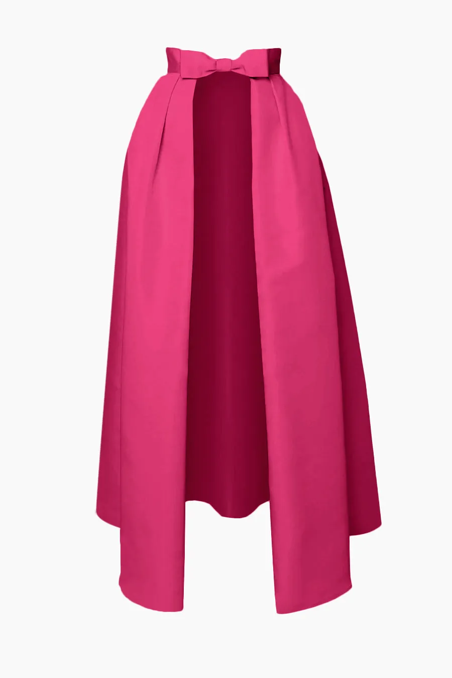 Silk Faille Bow Convertible Skirt