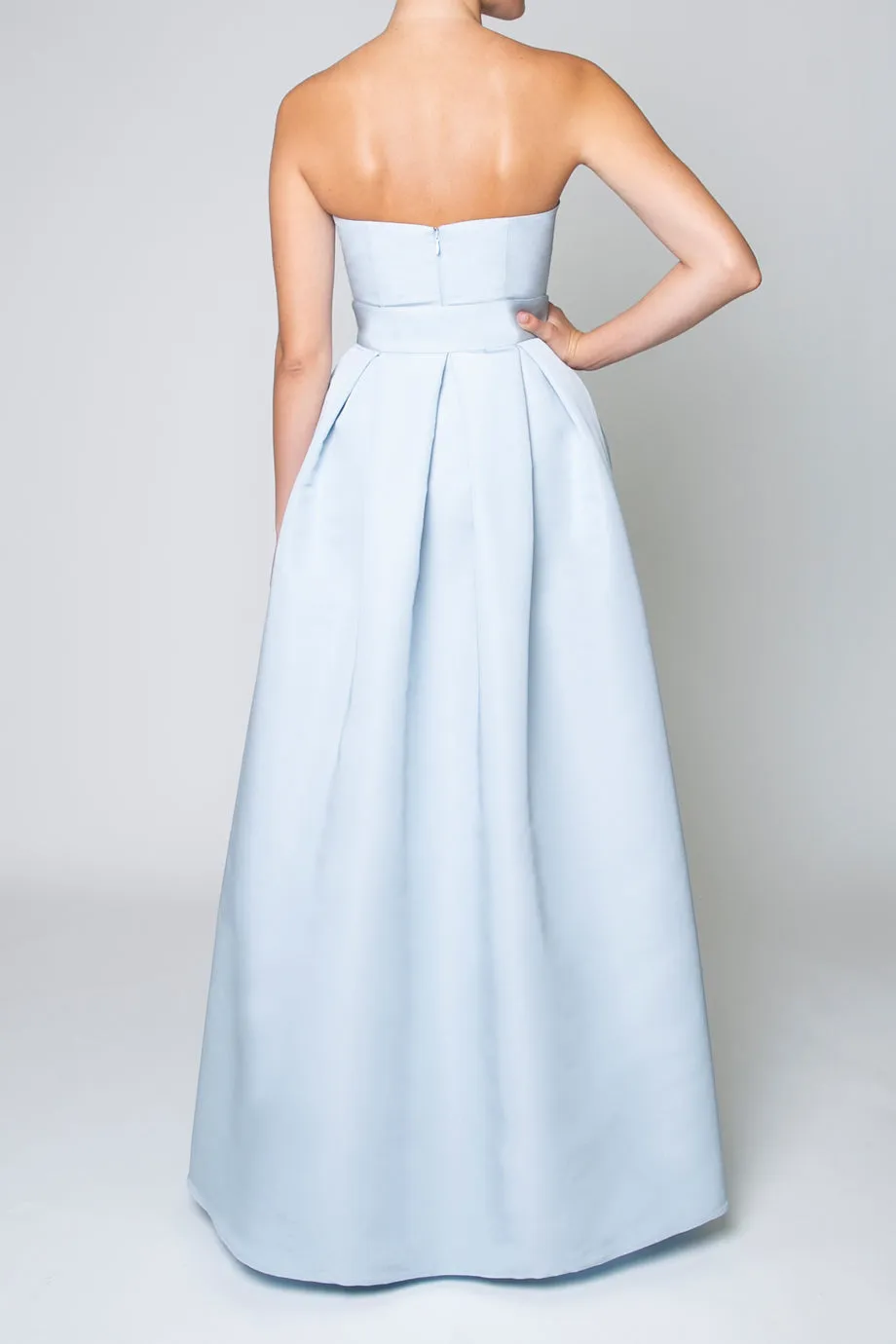 Silk Faille Bow Convertible Skirt