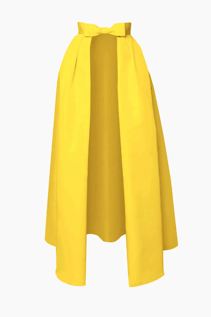 Silk Faille Bow Convertible Skirt