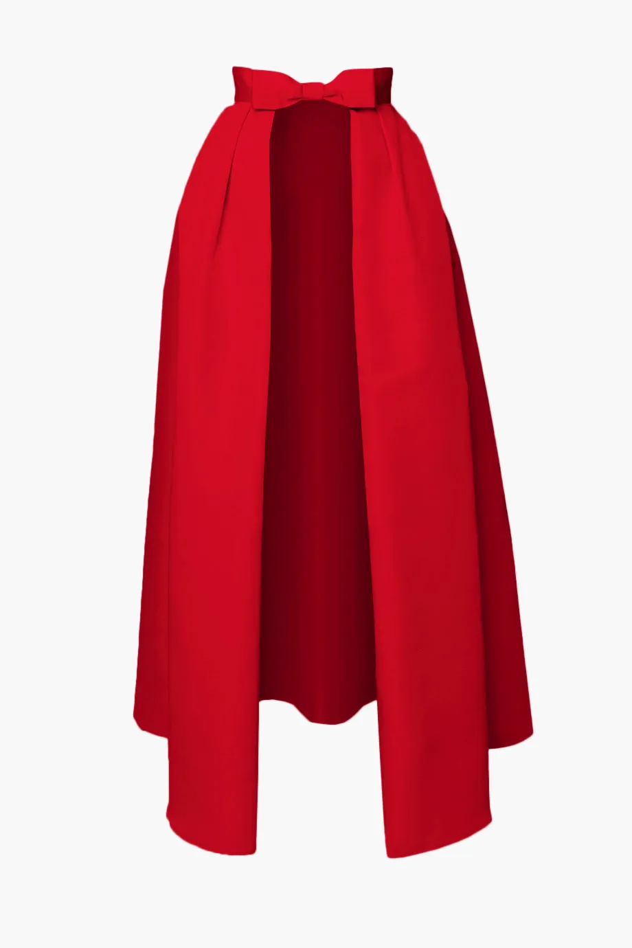 Silk Faille Bow Convertible Skirt