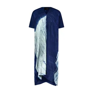 Silk Huipil with Indigo