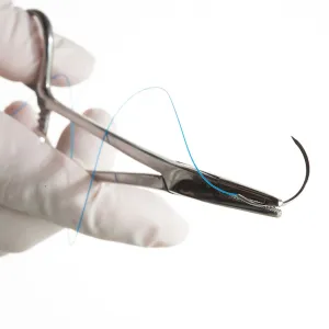 Silkam Suture | Black | Length: 75cm | Needle: 24mm | 2/0 Gauge | Pack of 36