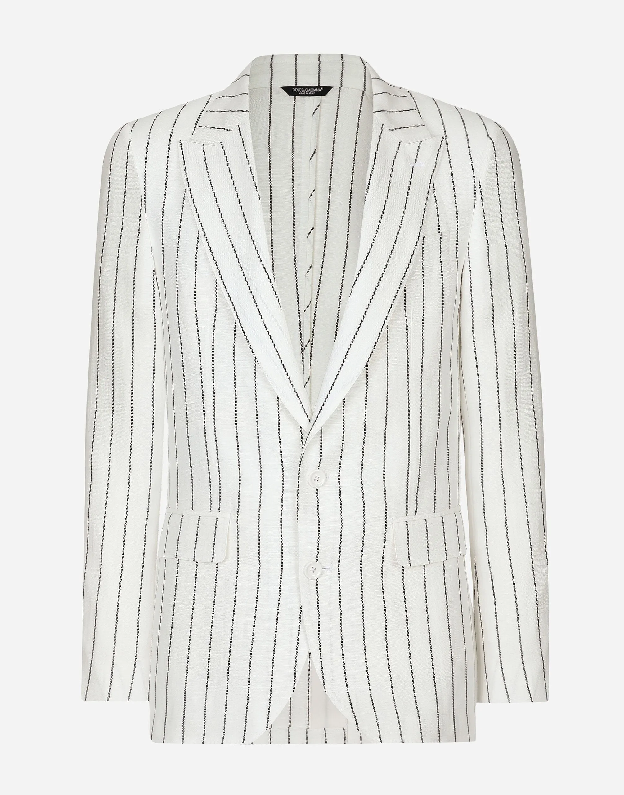 Single-Breasted Linen Sicilia-Fit Jacket