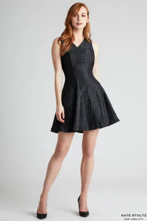 Size 4 Snakeskin Jacquard Dress