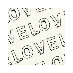 Sketch in Love Fabric