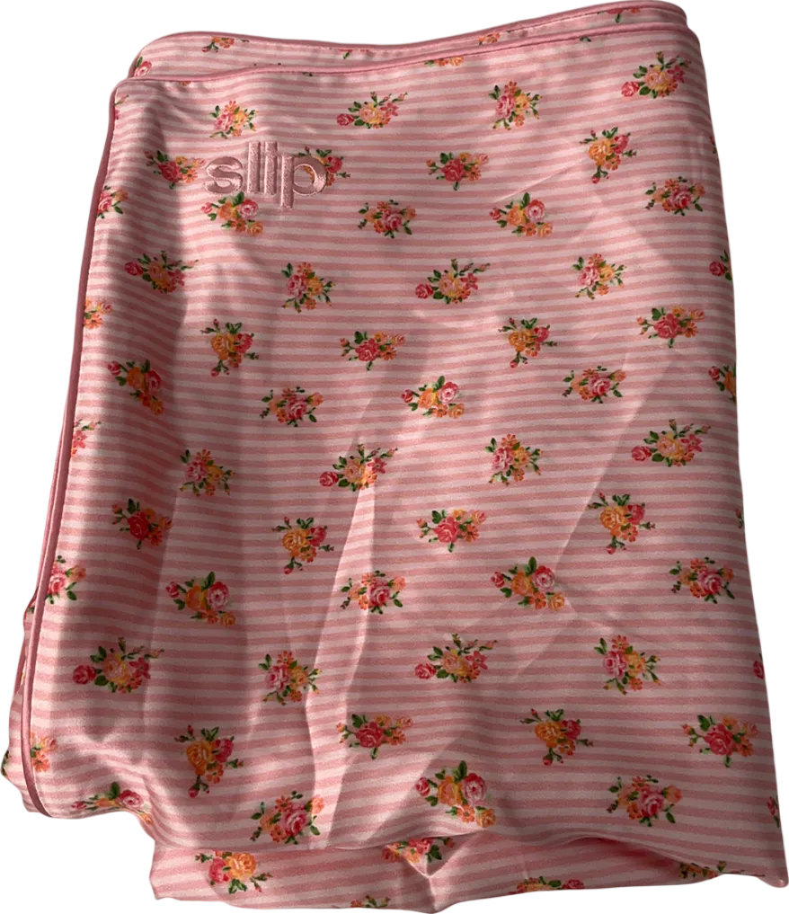 Slip Pink Petal Queen Zippered Pillowcase 100% Silk One Size