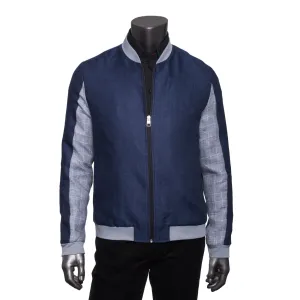 Smith Linen Jacket - Dark Blue