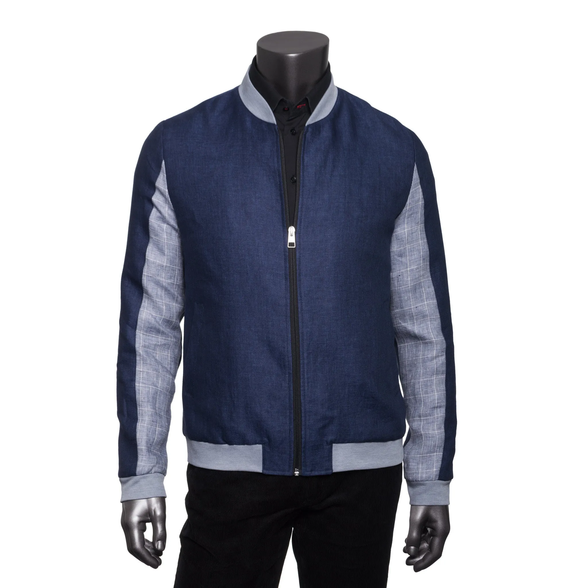 Smith Linen Jacket - Dark Blue