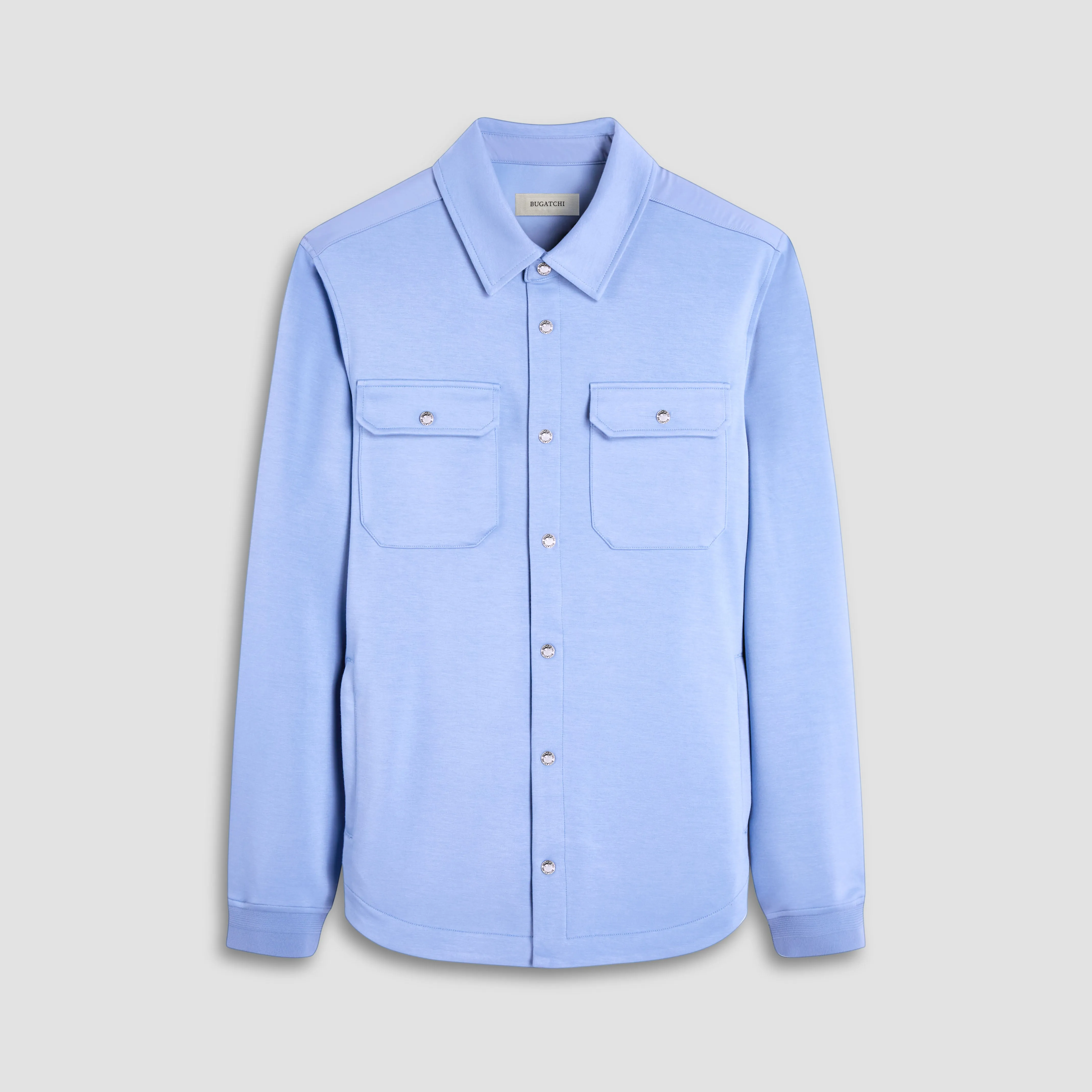 Soft Touch Solid Shirt Jacket