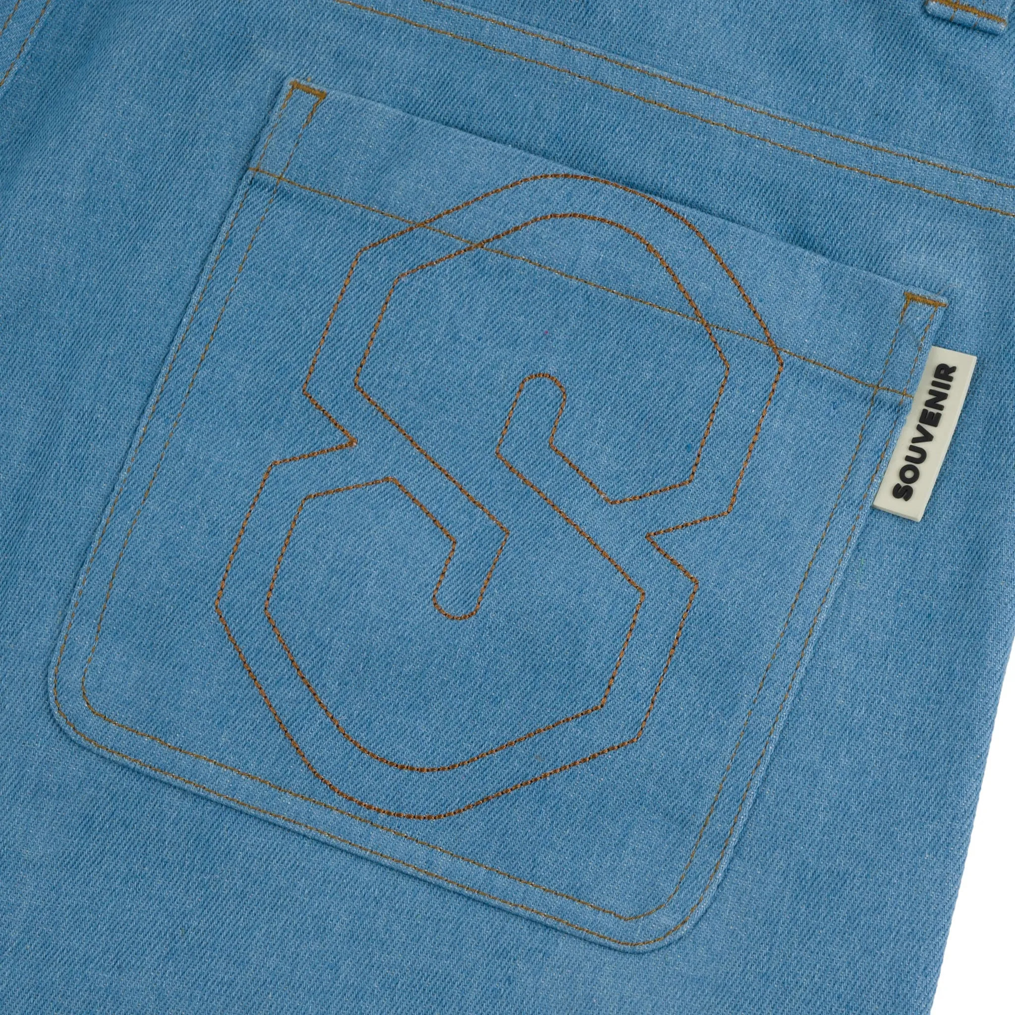 Souvenir 3ply Denim Pant Faded Indigo 2025
