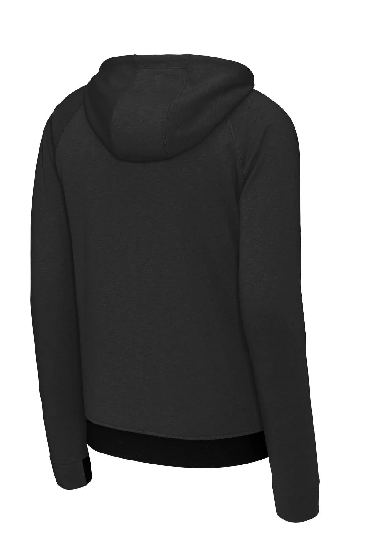 Sport-Tek PosiCharge Strive Hooded Full-Zip ST570 Black