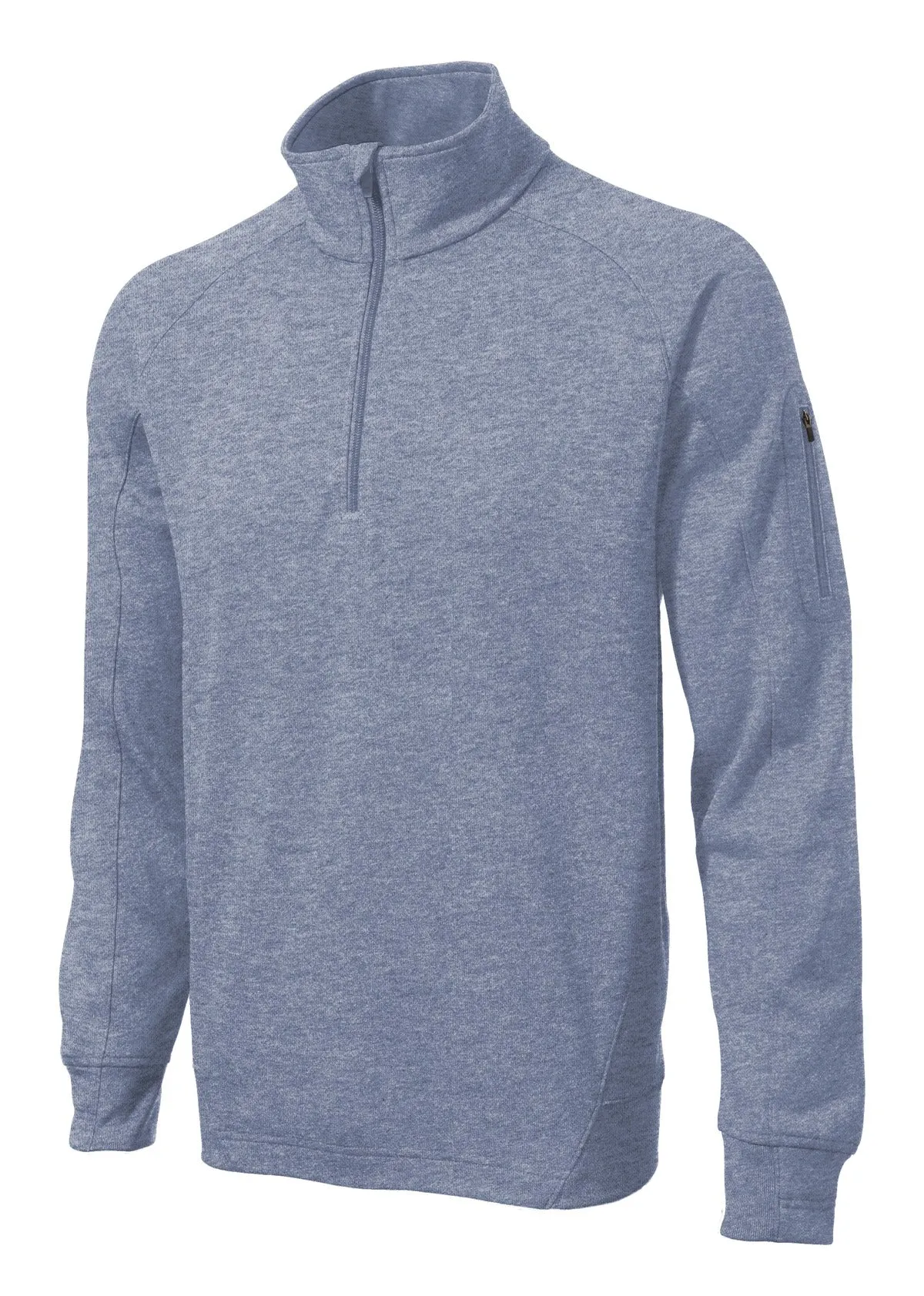 Sport-Tek Tech Fleece 1/4-Zip Pullover. F247 Grey Heather