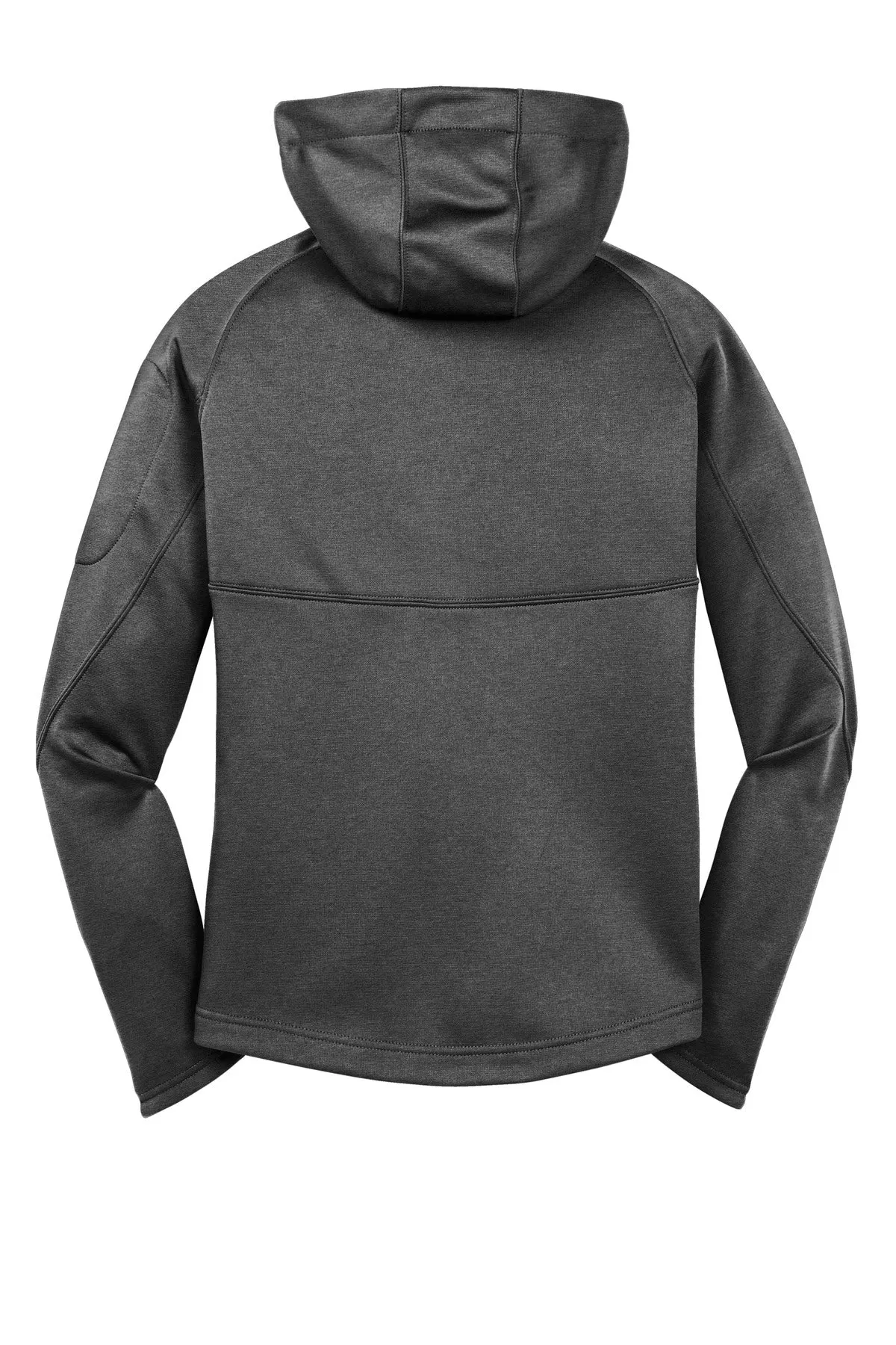 Sport-Tek Women's Tech Fleece Full-Zip Hooded Jacket. L248 Graphite Heather