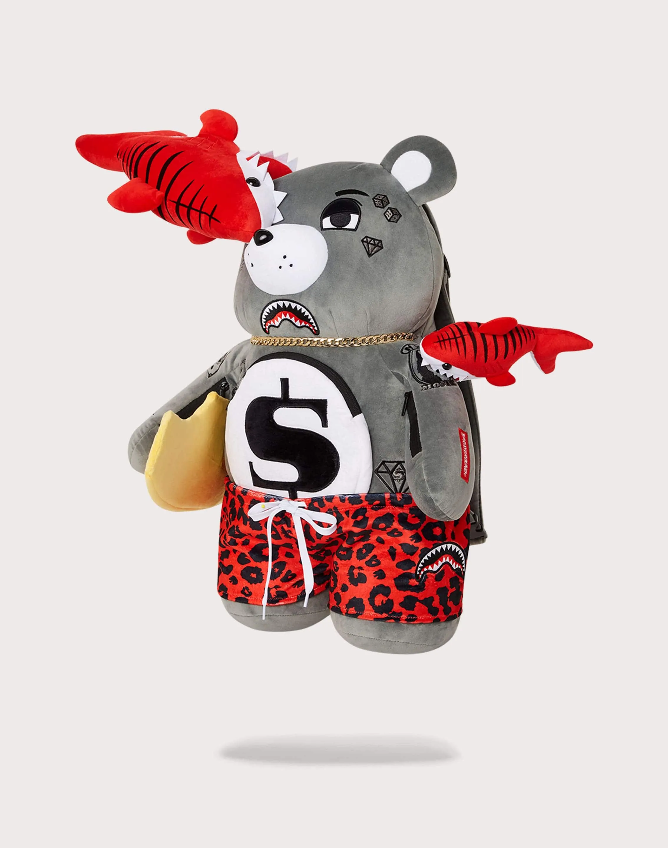 Sprayground Shark Bite Bear Backpack