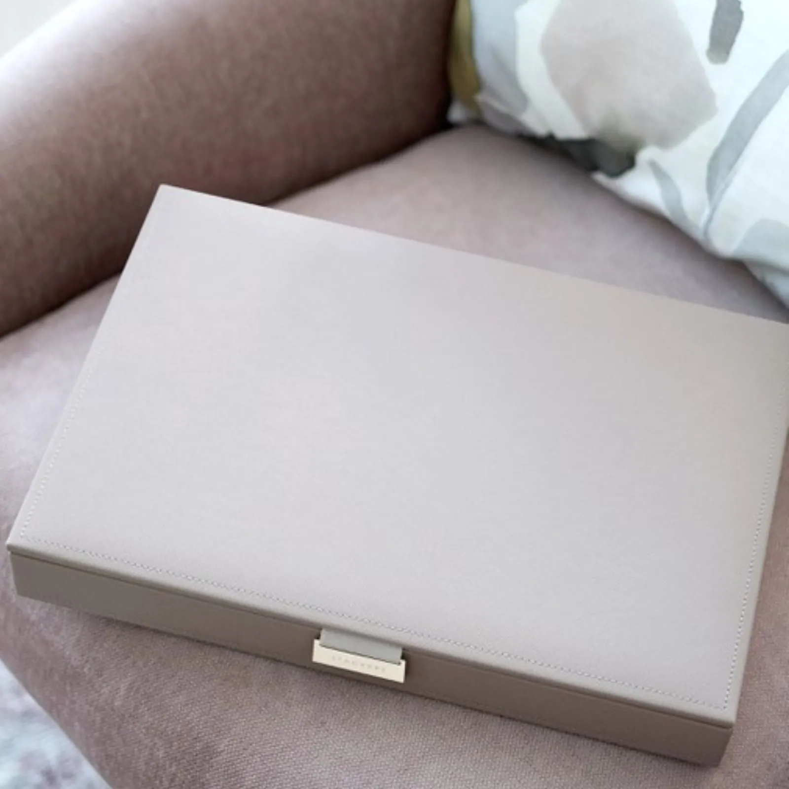 Stackers Supersize Jewellery Box (Lid) - Taupey