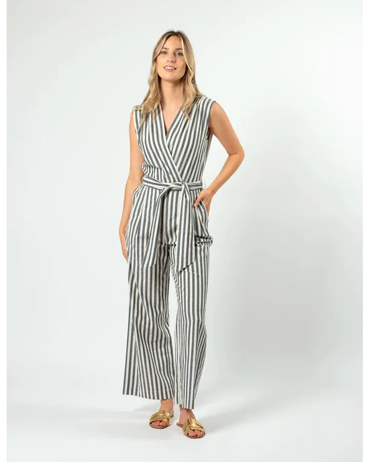 Stella   Gemma - Saylor Jumpsuit - Navy Stripe