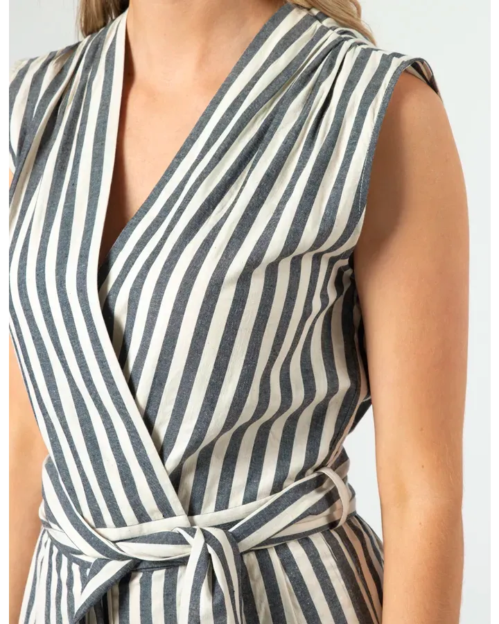 Stella   Gemma - Saylor Jumpsuit - Navy Stripe