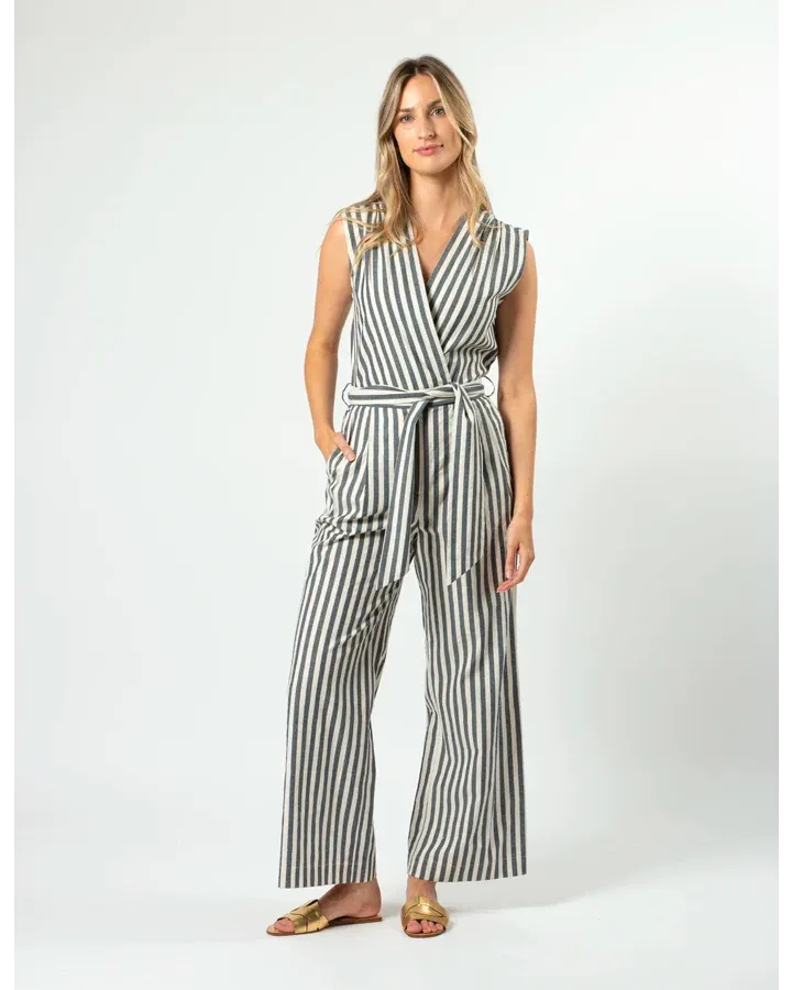 Stella   Gemma - Saylor Jumpsuit - Navy Stripe
