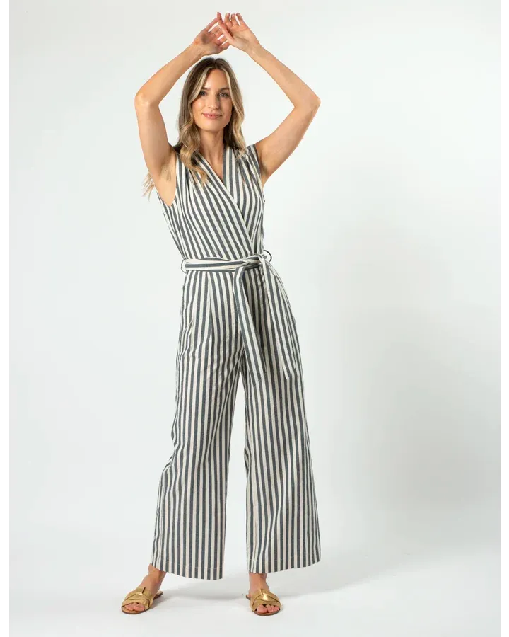 Stella   Gemma - Saylor Jumpsuit - Navy Stripe