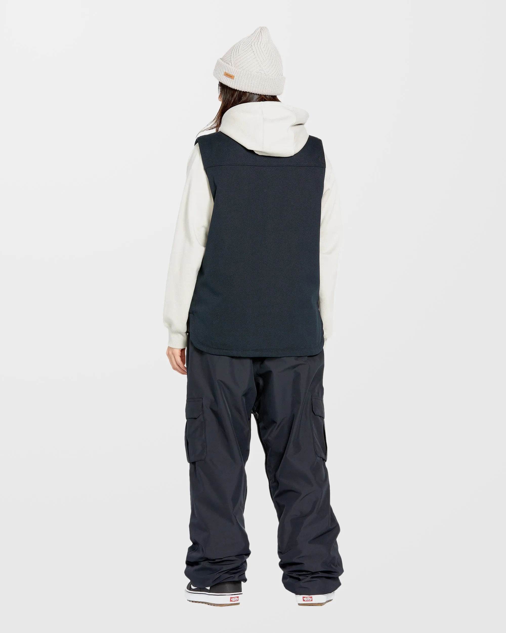 Stone Castine Puff Vest - Black
