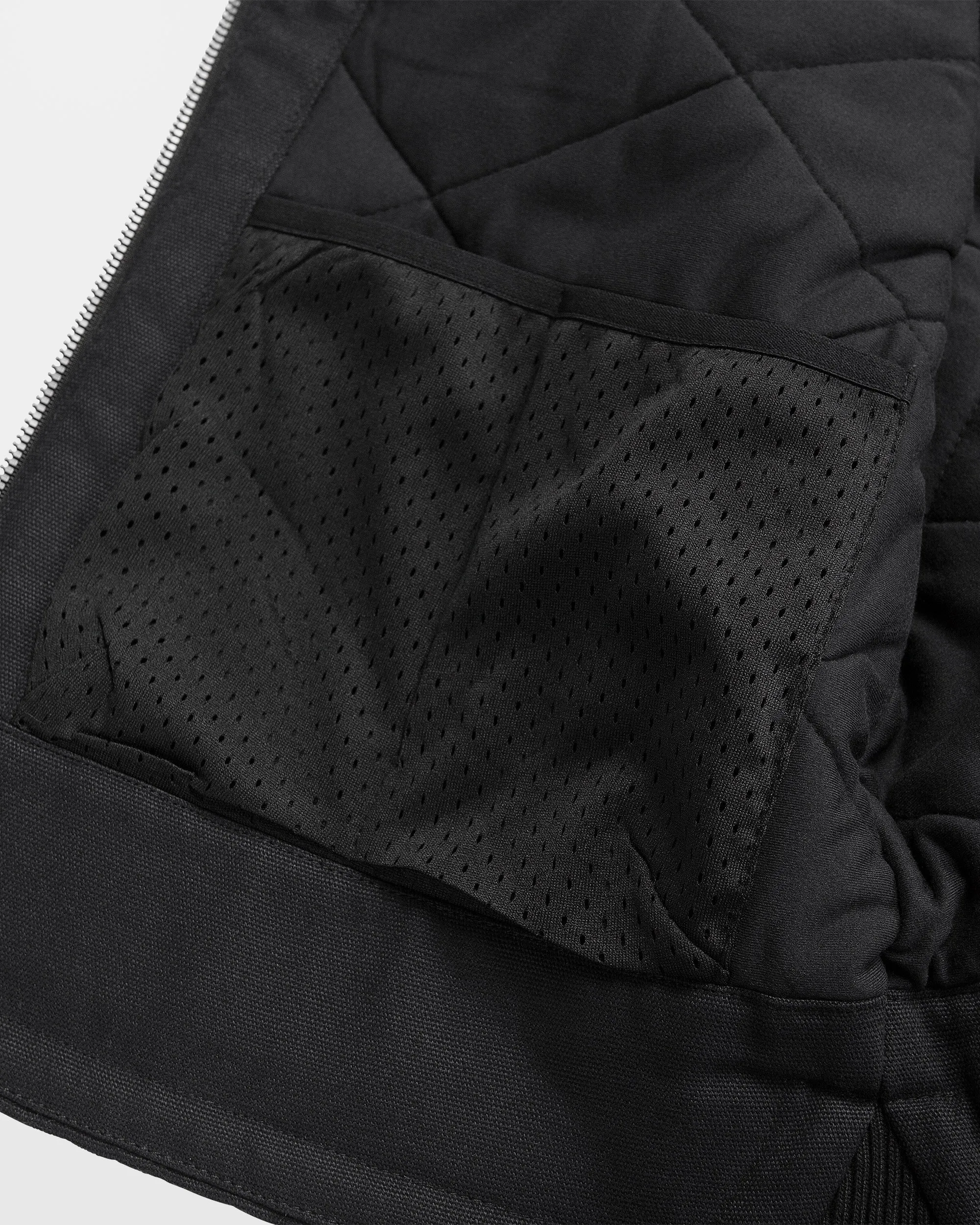 Stone Castine Puff Vest - Black