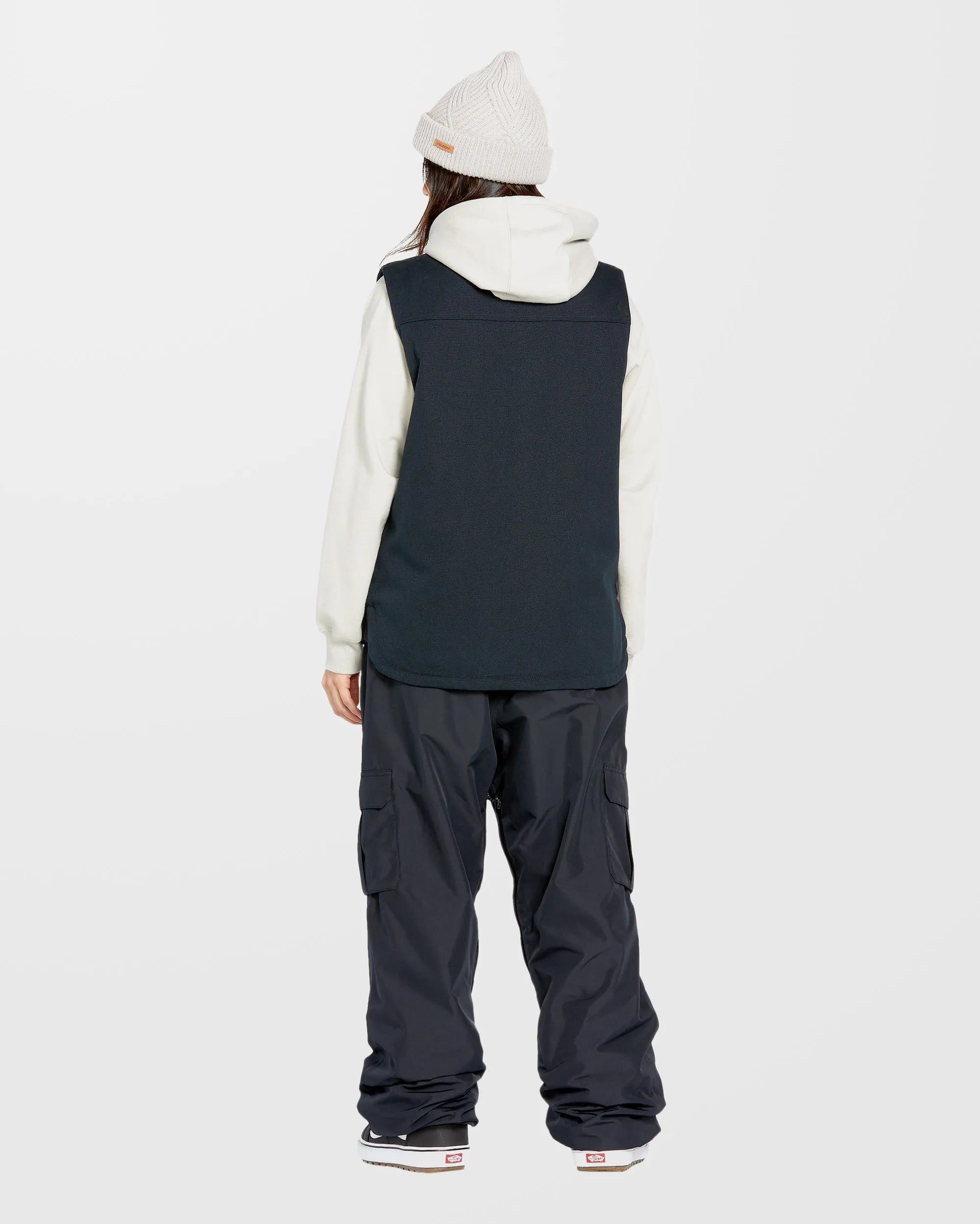 Stone Castine Puff Vest - Black