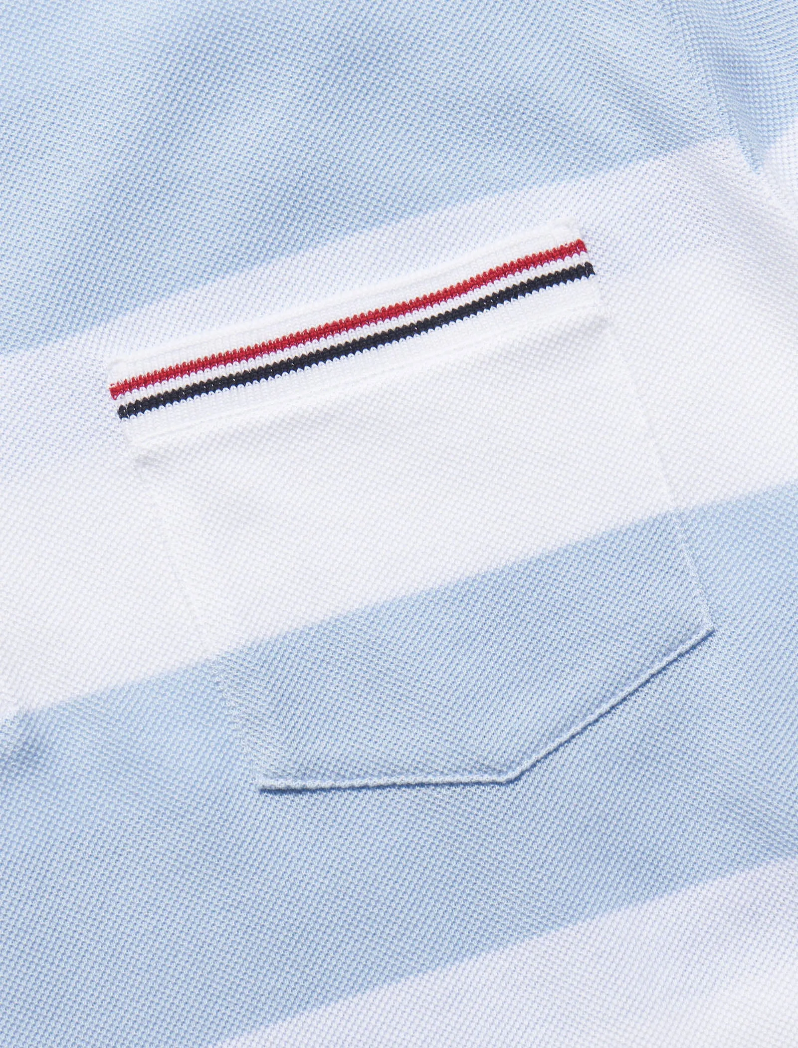 STRIPED POCKET LONG SLEEVE RUGBY SHIRT