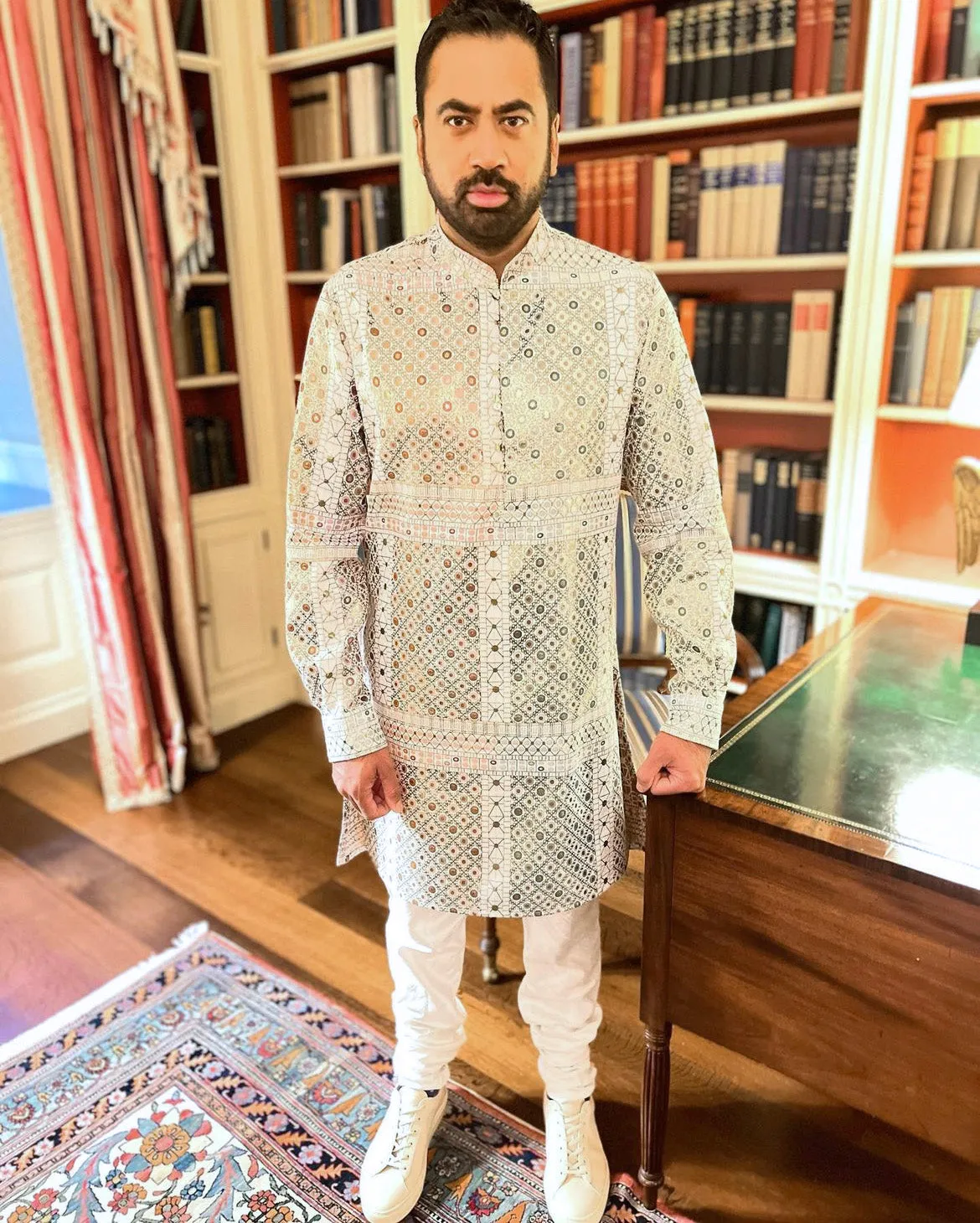 SUMEET Geo Kurta Shirt