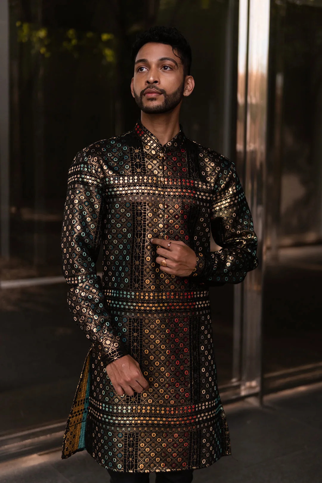 SUMEET Geo Kurta Shirt