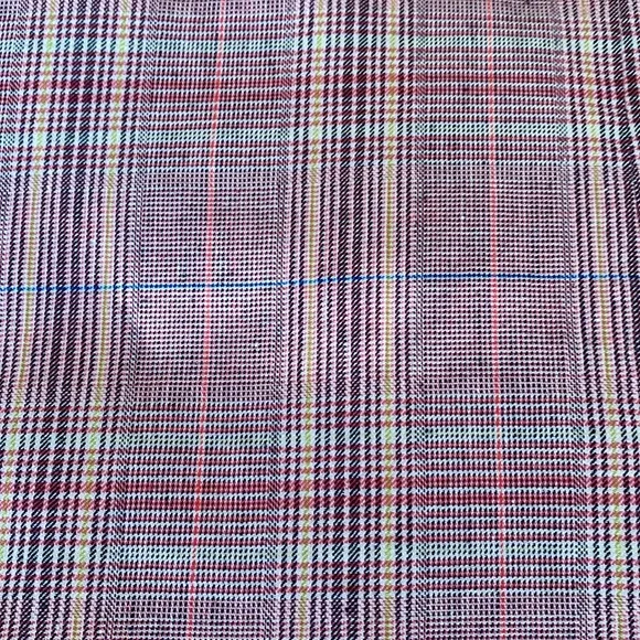 Sundance Whitman Rose Plaid Linen Blend Blazer Jacket