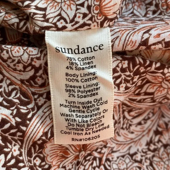 Sundance Whitman Rose Plaid Linen Blend Blazer Jacket