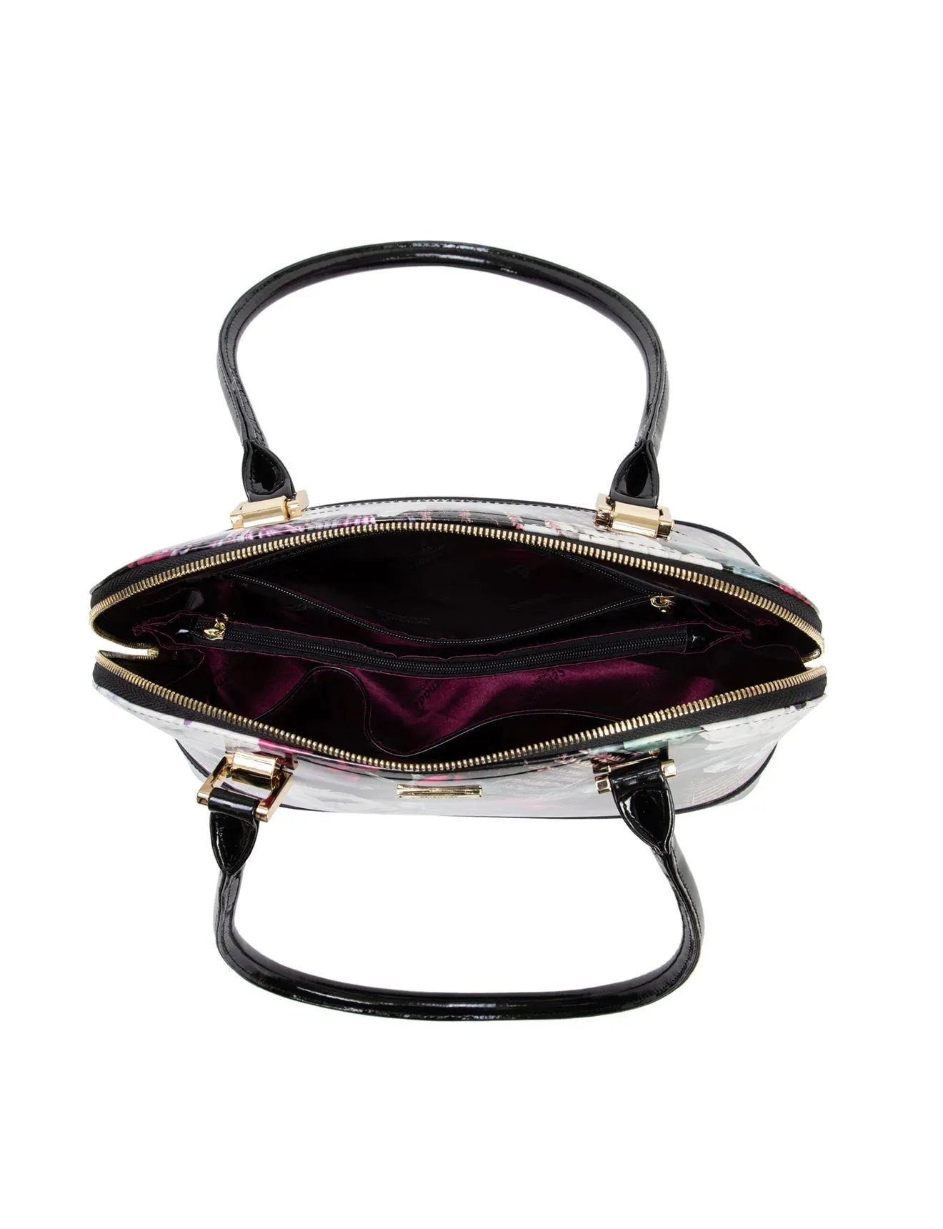 SUSANA PATENT LEATHER HANDBAG- SN73-0758- SALE
