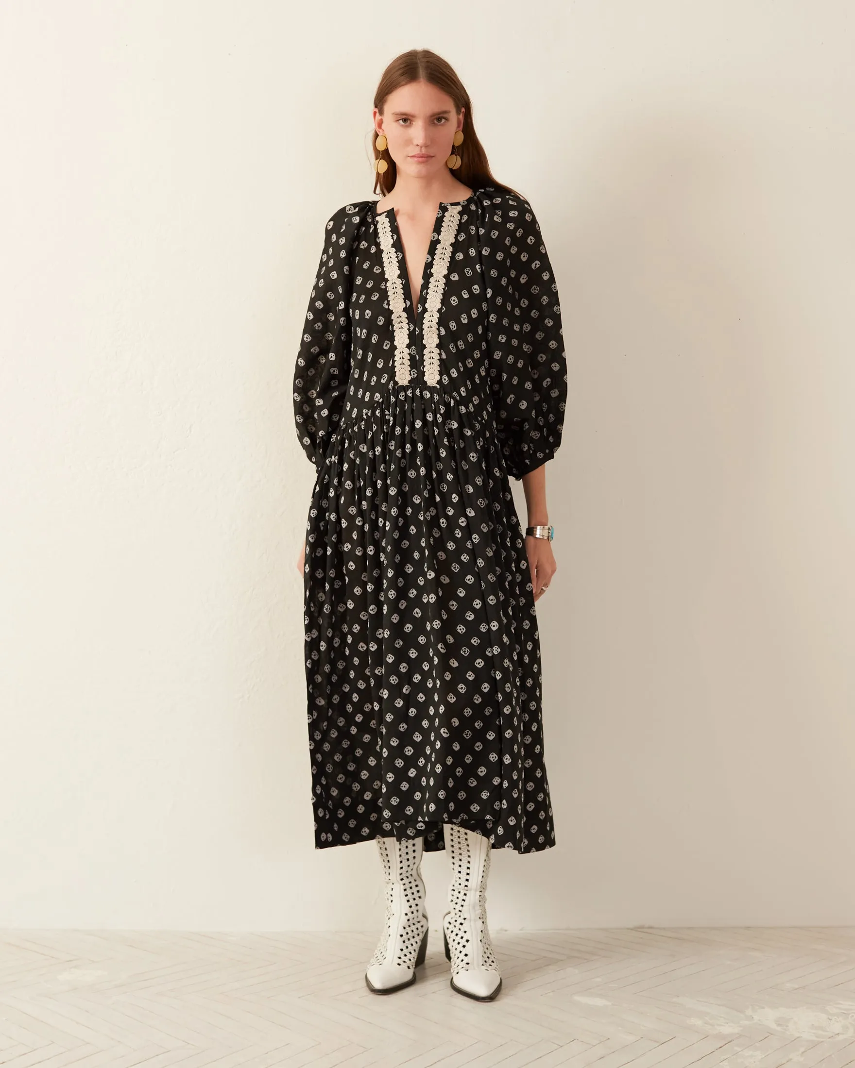Talitha Licorice Silk Dress
