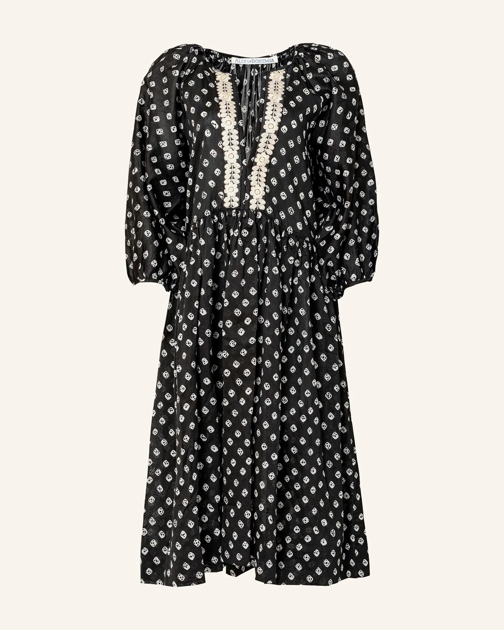 Talitha Licorice Silk Dress
