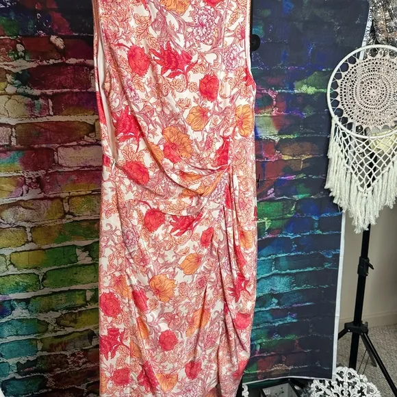 Thakoon Silk Sheath Floral Dress Size 6 100% Silk