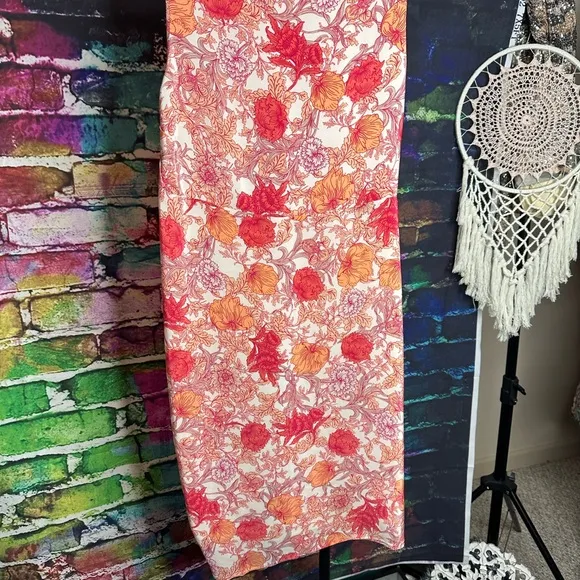 Thakoon Silk Sheath Floral Dress Size 6 100% Silk