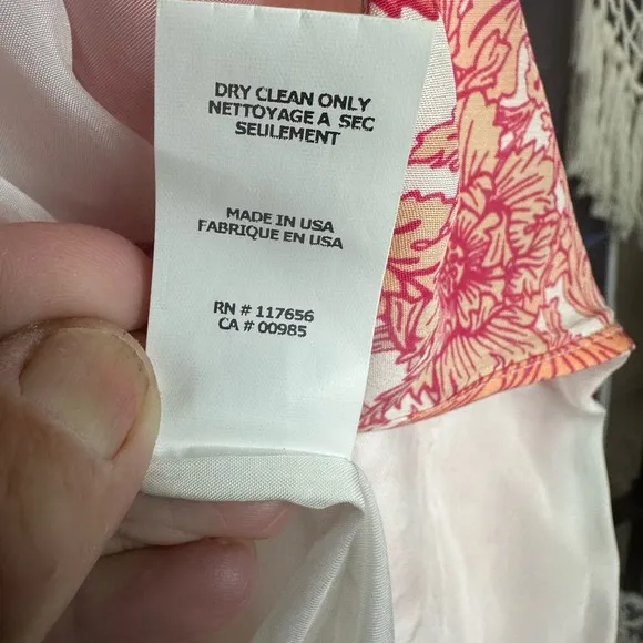 Thakoon Silk Sheath Floral Dress Size 6 100% Silk