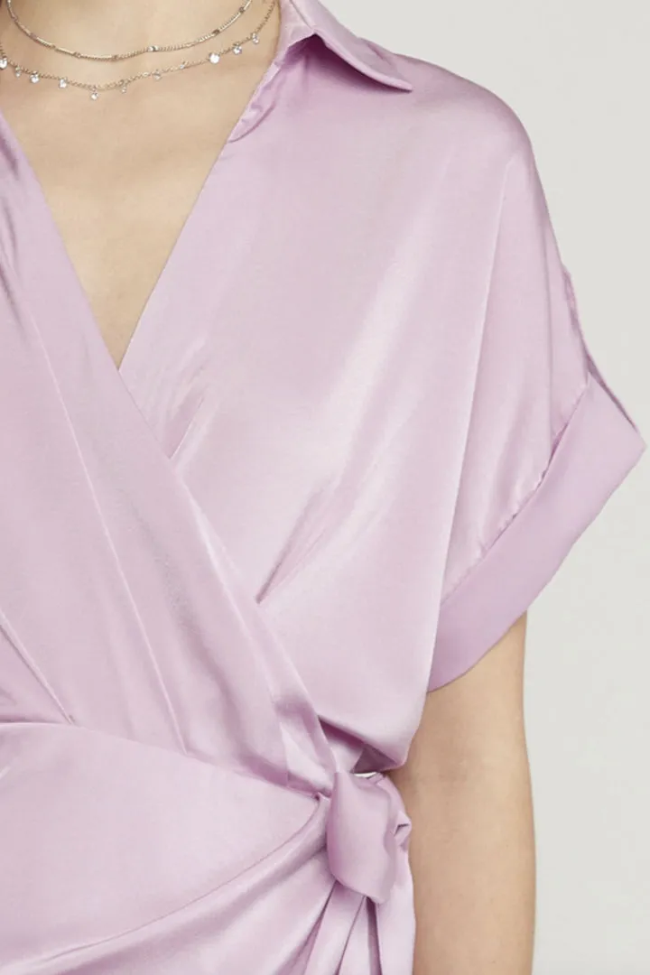 That's a Wrap Lilac Dress